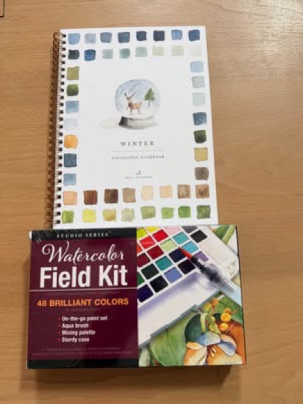 NEW Watercolor Field Kit Paint Set with Winter Watercolor Notebook